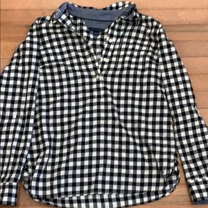 Tommy Hilfiger plaid flannel popover